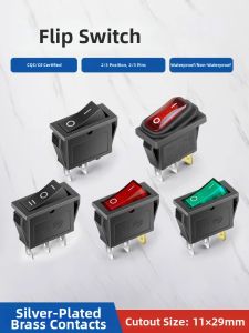 kuicc | Waterproof Illuminated 2-Position Switch 3 Pins 16A