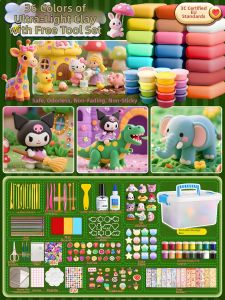 Non-Toxic Light Clay for Kids