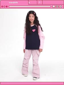 LOVESASAKIDS | Hip-Hop Street Dance Double-sided Loose Fit Raglan Sleeve T-Shirt