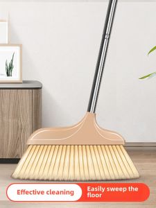 Magic Broom Soft Bristle Home Use Sweeping Tool Hair Cleaning Gadget Large Size Dustpan And Broom Set Plastic Material