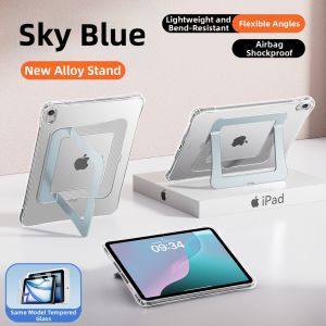 YOUSIDUN | Transparent Slim Kickstand Shockproof Anti-Bend Tablet Case