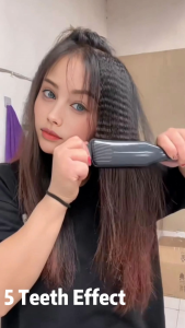 Chuyên Nghiệp tóc gợn sóng Curler Máy duỗi Máy uốn xoăn tóc Fluffy Nhỏ Crimper Ngô Tấm uốn xoăn Ngô Nẹp dụng cụ tạo kiểu tóc