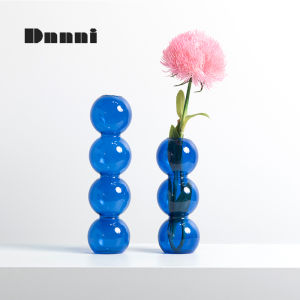 แจกันแก้วมะระ Dnnni โมเดิร์นเรียบง่ายร้านค้าโซ่บ้านเครื่องประดับแจกันดอกไม้ไฮโดรโปนิกส์โต๊ะสำนักงาน