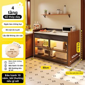 MEISD | Tủ Lưu Trữ Bếp Có Ngăn Kéo Và Giá Đựng Bàn Cắt