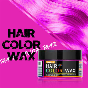 GOIPLE Hair Color Wax Men Women Fashion One-Time Temporary Styling Dye Cream Easy To Wash Hairs，Beard，Eyebrow Colored Hair Clay