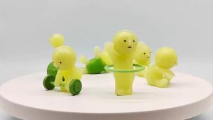 Bandai | Gift A Multiple Series Noctilucent Green Doll Blind Mystery Box Action Figures Decoration Desktop Model Toy For Surprise