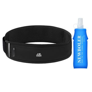 Outdoor Running Waist Bag Ultra-Thin Sports Phone Holder Breathable Invisible Waist Belt Bag for Jogging Hiking Camping