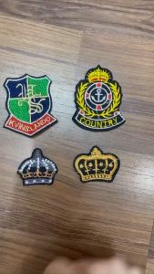 Miếng Sticker Thêu Ủi hình logo thương thiệu cAO Cấp