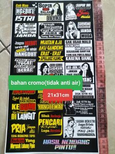 STIKER KATA KATA | STIKER KATA KATA VIRAL | STIKER PACK | STIKER 1 LEMBAR | STIKER CROMO