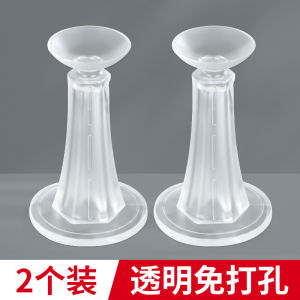 Silicone Door Stopper Punch-Free Bathroom Door Silent Collision Protection Rubber Plastic behind the Bedroom Door Floor Suction Safety Door Stop Device