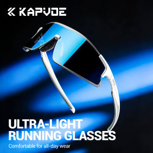 Kapvoe | Kapvoe 2026 Cycling Glasses Mens Hiking Eyewear Fashion Sunglasses Photochromic Glasses New Sports MTB Road Bicycle Goggles