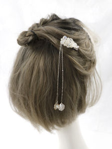 Elegant Long Tassel Hairpin Pearl Decorated Clip Classic New Style Versatile Hair Accessories Sakura Design Original Design