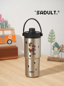 Cốc Nước Tay Cầm Bằng Thép Không Gỉ Dung Tích Lớn Cho Nữ Cốc Nước Giữ Nhiệt Cốc Nước Giữ Lạnh Cốc Nước Xe Hơi Cốc Nước Có Ống Hút