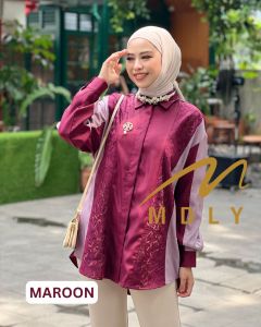 (2oN) Kemeja Blus Atasan Wanita RENATHA TOP Origina l By MDLY/ Nazra.Sha