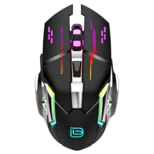 Wireless M500 Rechargeable 6D RGB 24G Bluetooth Dual Mode Gaming Mouse for Desktop And Notebooks with LED Light