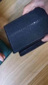 Classic Polished Stingray Bi-Fold Wallet