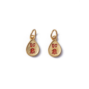 Handmade Sand Gold Lucky Charm Pendant Beaded Bracelet DIY Accessories Fashion Jewelry Handmade Craft Supplies Lucky Attraction