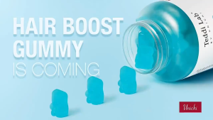 [2pcs−20%] Teddi Lab Hair Boost Gummy Plus｜60 Gummies｜Nourish hair strands strengthen hair roots care for scalp improve hair quality supply biotin