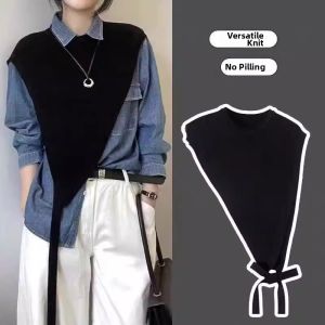BILLI ZILLY | High-end Retro Knitted Triangle Womens Vest