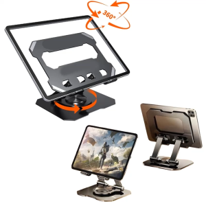 Metal Tablet Stand Adjustable 360° Rotation Tablet Holder