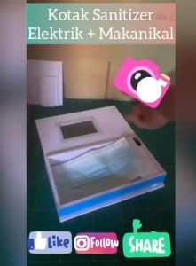 Kotak Sanitize / Mekanikal + Elektrik / RBT PROJECT UV light / DIY PRODUCT / AUTOMATIK SANITIZER
