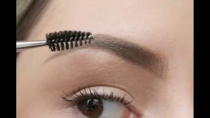 Kuas Alis 2 IN 1 Double Eyebrow Brush Dengan Sikat Bulu Mata Premium Pembentuk Alis