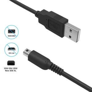 Kabel Data USB Fast Charger Charging Cable For Nintendo NEW 3DS XL NEW 2DS XL DSi XL NDSi 12 Meter
