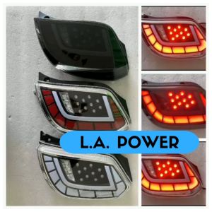 NEW VISION V2 PERODUA AXIA SE G ADVAN STYLE SPEC TAIL LAMP LIGHT RUNNING LED JDM ALBINO SMOKE