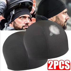 2/5pcs Cooling Skull Caps Helmet Liner / Quick Dry Breathable Sports Hat for Riding Bicycle / Motorcycle Helmet Liner