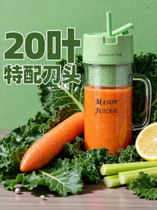 「China Plug」ROYADULEX | 20-Blade Ice Crushing Portable Juice Cup Blender