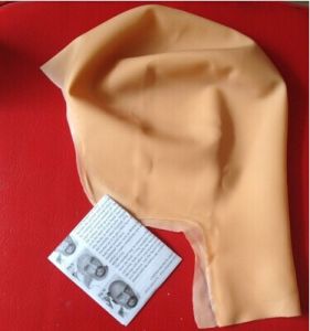 Film And TV Makeup Latex Bald Head Prosthetic Plastic Fake Skin Headset Monk Bald Head Cover Red Head Mold Beauty Tool