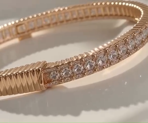 Viviann Original Original sterling silver Fashion Rose Gold Silver Color Bracelet For Women Luxury Zircon Bride Fine Wedding Daily Fine Jewelry Bangle For Women sterling silver Gold Rose Silver Color Jewelry Wholesale