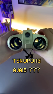 COD Scope Teropong Binoculars Jarak Jauh Siang Malam  Outdoor with Senter Pop-Up Light 4 x 30mm - JYW-1226