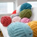 226g/Ball Velvet Thick Super Bulky Chunky Yarn Hand Knitting Woven Thread Basket Blanket Carpets Giant Yarn Hand-knit Blanket. 