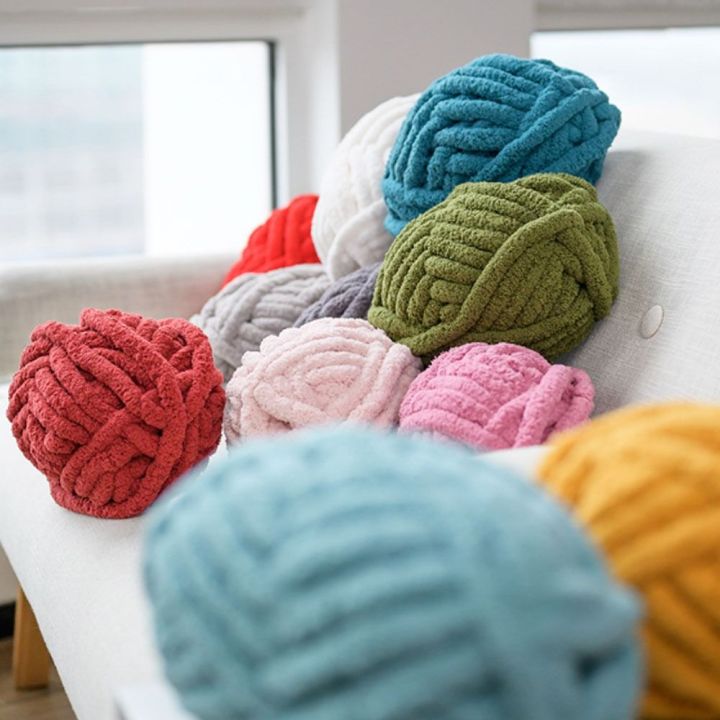 226g/Ball%20Velvet%20Thick%20Super%20Bulky%20Chunky%20Yarn%20Hand%20Knitting%20Woven%20Thread%20Basket%20Blanket%20Carpets%20Giant%20Yarn%20Hand-knit%20Blanket%20-%20Image%202