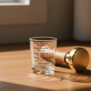 Ly Đong Thủy Tinh Mini 60ml Có Vạch Chia Định Lượng Espresso – Cốc Shot Dùng Cho Pha Chế Cà Phê Chuyên Nghiệp