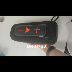 20W Compact Wireless Outdoor Travel Speaker With RGB Lights And Mini Stereo 3D Surround Sound