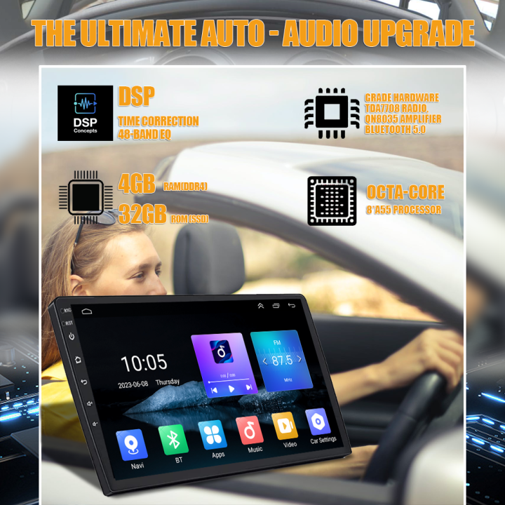 Carplay%20Android%20Auto%20Car%20GPS%20Navigation%20Bluetooth%20call%207%209%2010%20inch%20%204GB%20RAM+32GB%20Quad%20Core%20Car%20Multimedia%20MP5%20Player%20android%2012%20Voice%20control%20reversing%20camera%20-%20Image%205