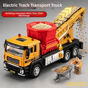 JUANNUO | Electric Sand Truck with Dump & Conveyor Belt for Boys