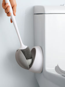 Creative Wall-Mounted Silicone Toilet Brush Set for Home Use Bathroom Cleaning Tools No Dead Angles Bathroom Accessories