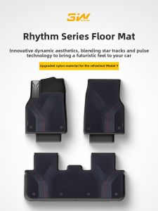 3W | Tesla Model Y Refreshed Rhythm Series TPE Carpet Surface Floor Mats
