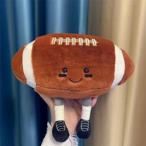 20cm Simulation Rugby Doll Plush Toy Handmade Doll Cartoon Anime Cute Pillow Cushion Home Decoration Childrens Birthday Gift To