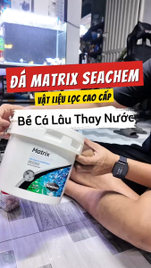 "Hoàn tiền đến 10%" 50G ĐÁ MATRIX SEACHEM VẬT LIỆU LỌC VI SINH HỒ CÁ GIÚP TRONG NƯỚC