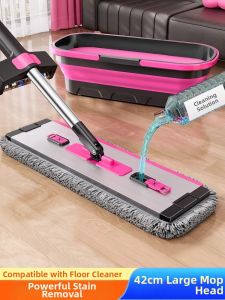 CHAOQUN | Self-Cleaning Chenille Mop Easy Clean