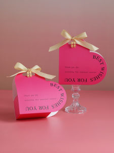 2025 New LovePlus Wedding Candy Box Creative Wedding Favor High-End Feeling Wedding Candy Bags Sugar Box European Style Cardboard