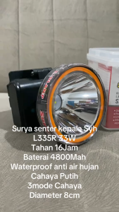 Surya Senter Kepala Selam SYH L335R 33Watt Cahaya Putih Tahan 16 JAM