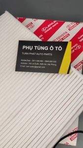 Lọc Gió Điều Hòa Toyota Innova Hilux Fortuner Cross Vios Camry 2.5 2018-2024 (87139-58010) Có Lỗ Thoáng Khí