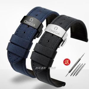 Snoopy Collaborative Nylon Leather Watchband Planetary System Link 20 Medium Thickness Plain Interface Buckle Closure OMG Brand