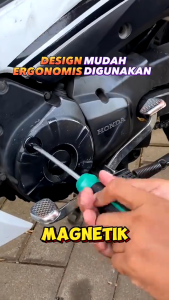 ISKU Obeng Magnet + - Plus Minus 18pcs/Obeng Set Kombinasi Tip Magnetik 18pcs