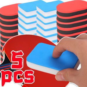 5Pcs New Pro Table Tennis Racket Cleaning Sponge EVA Brush Double Layer Durable Table Tennis Racket Cleaner Ping Pong Racket Care Eraser